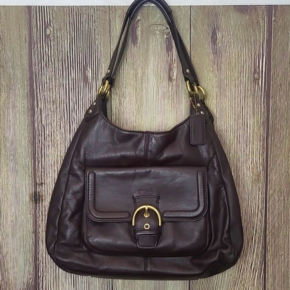 Coach Handbags - Coach Hobo Bag Shoulder Purse Gold Hardware